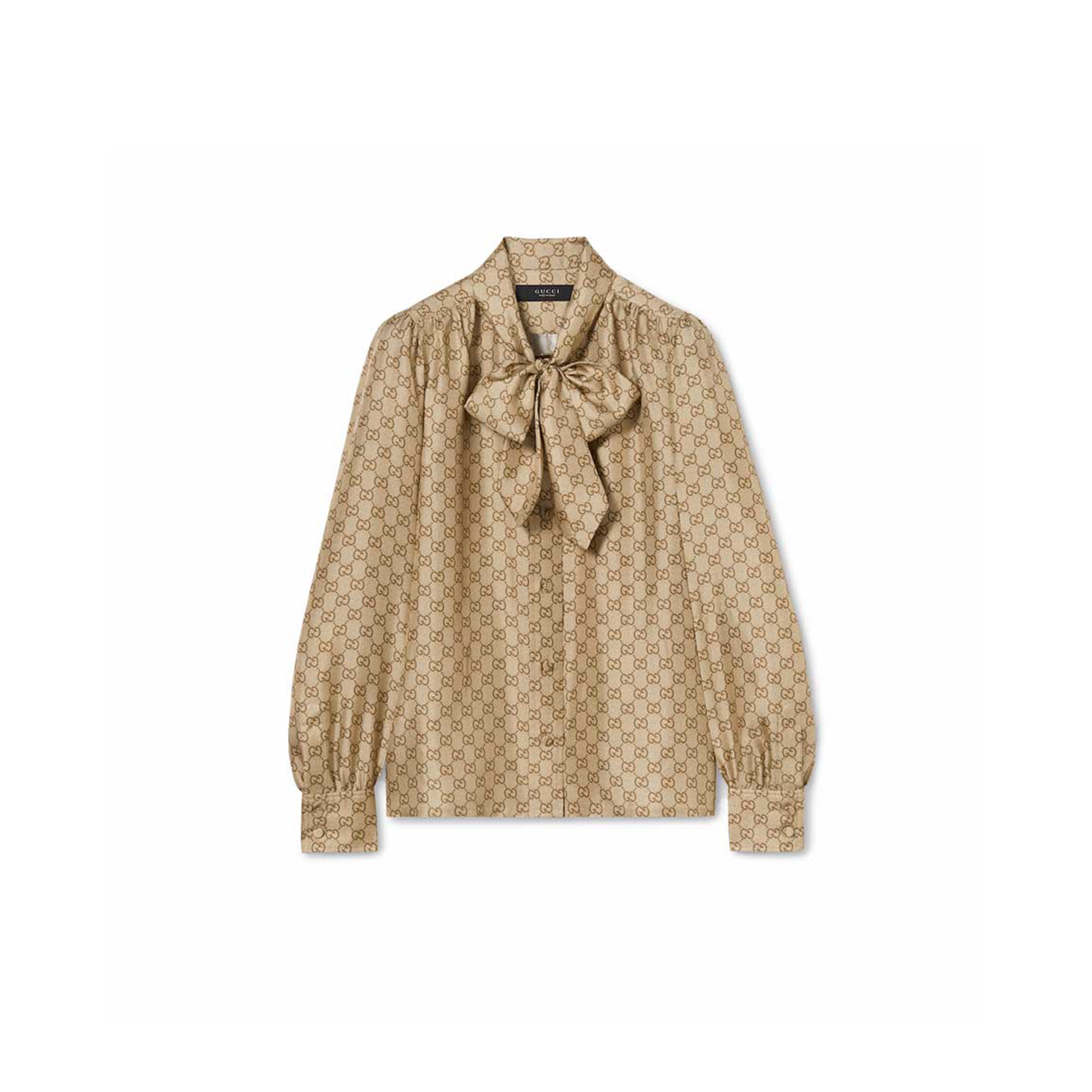 Gvc*1 printed silk twill shirt 860513